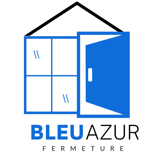Bleu azur fermeture
